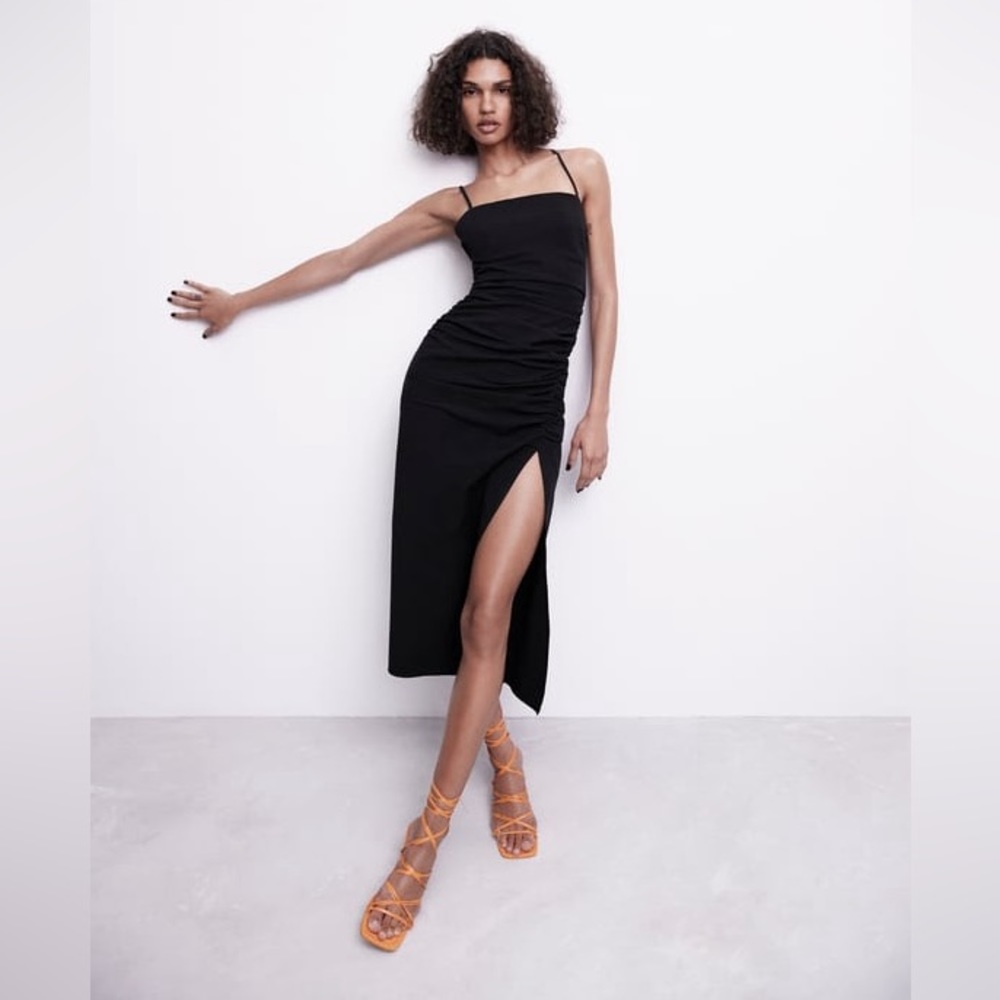 Zara Black Tank Dress NWOT